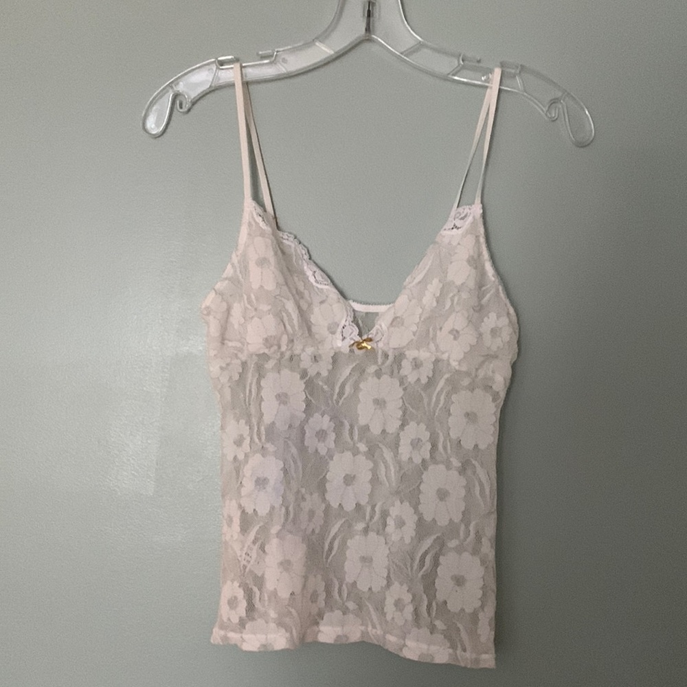 Victoria’s Secret cami and garter